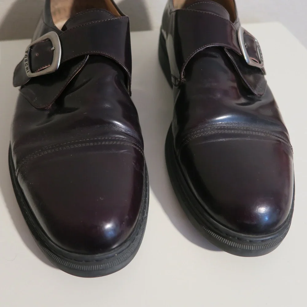 Michael Toschi leather burgundy